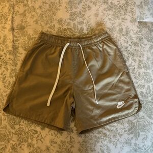 Nike Men's Athletic Shorts in Tan
